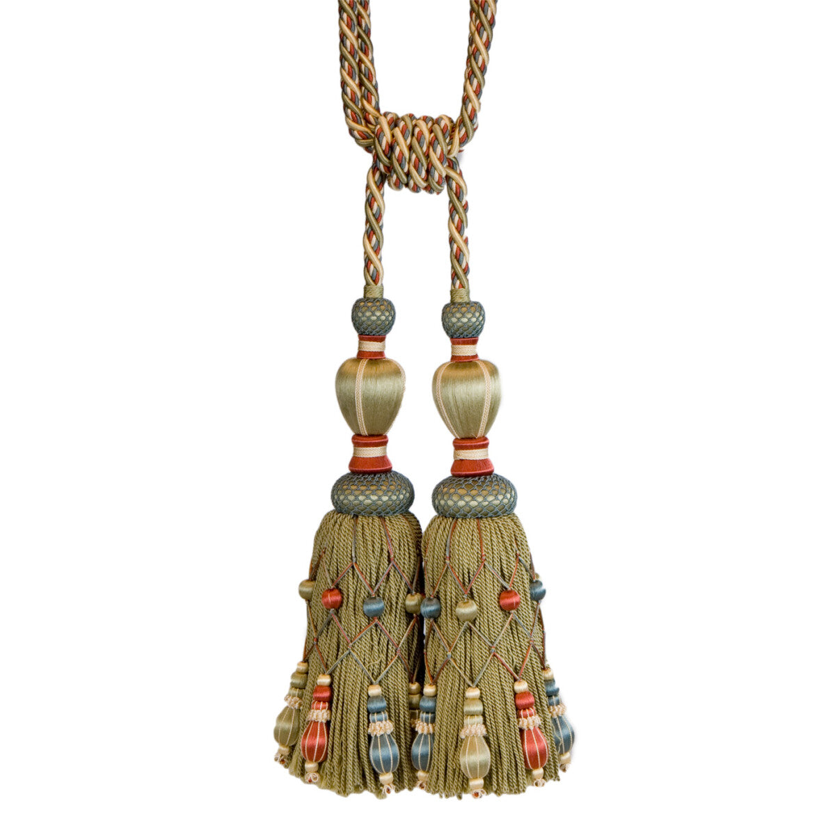 Normandy Double Tassel Tieback by Samuel & Sons in Fleurs