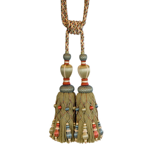 Normandy Double Tassel Tieback by Samuel & Sons in Fleurs
