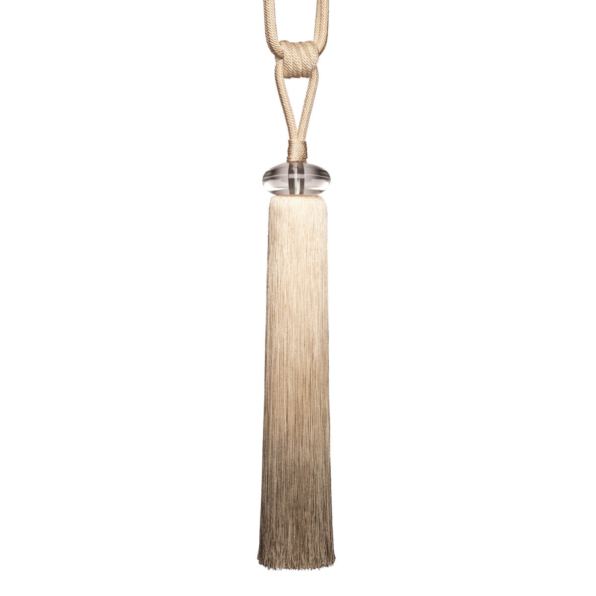 Aquarelle Single Tassel Tieback by Samuel & Sons in Sand Dunes