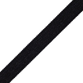 5/8" French Grosgrain Ribbon Trim by Samuel & Sons in Black