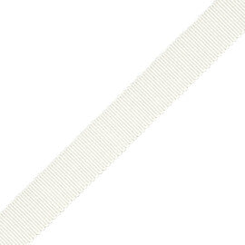 5/8" French Grosgrain Ribbon Trim by Samuel & Sons in Off White