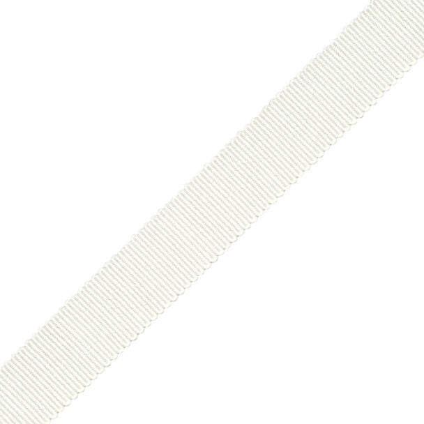 5/8" French Grosgrain Ribbon Trim by Samuel & Sons in Off White
