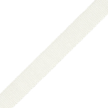 5/8" French Grosgrain Ribbon Trim by Samuel & Sons in Off White