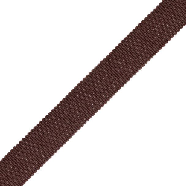 5/8" French Grosgrain Ribbon Trim by Samuel & Sons in Chocolate