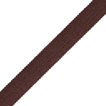 5/8" French Grosgrain Ribbon Trim by Samuel & Sons in Chocolate