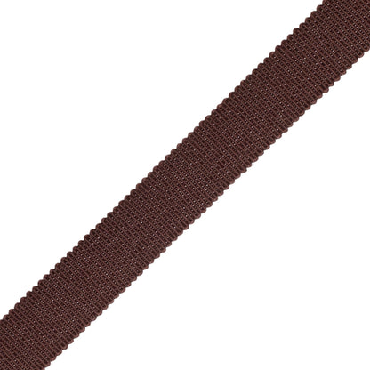 5/8" French Grosgrain Ribbon Trim by Samuel & Sons in Chocolate