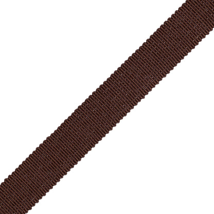 5/8" French Grosgrain Ribbon Trim by Samuel & Sons in Espresso