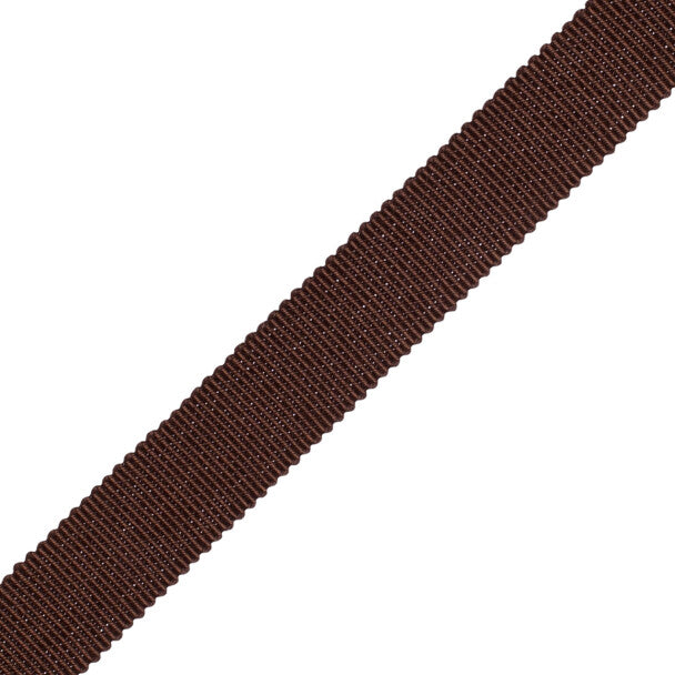 5/8" French Grosgrain Ribbon Trim by Samuel & Sons in Espresso