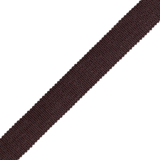 5/8" French Grosgrain Ribbon Trim by Samuel & Sons in Ash