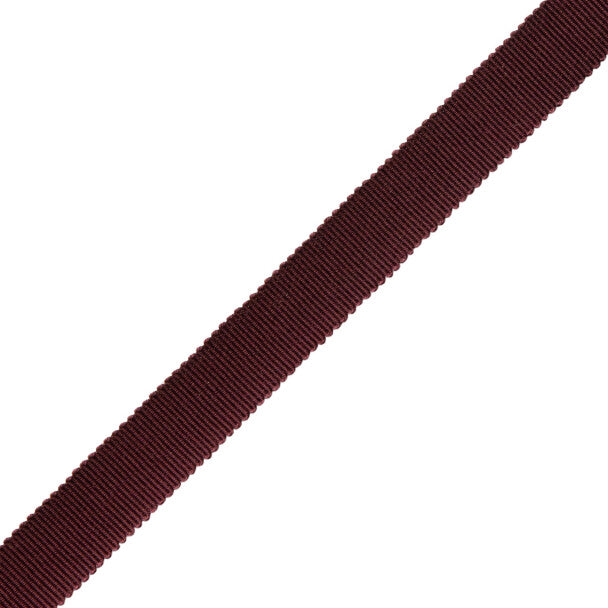 5/8" French Grosgrain Ribbon Trim by Samuel & Sons in Eggplant