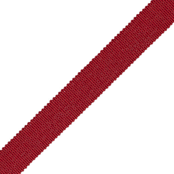 5/8" French Grosgrain Ribbon Trim by Samuel & Sons in Scarlet