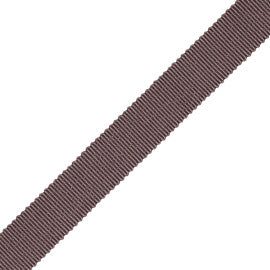 5/8" French Grosgrain Ribbon Trim by Samuel & Sons in Charcoal