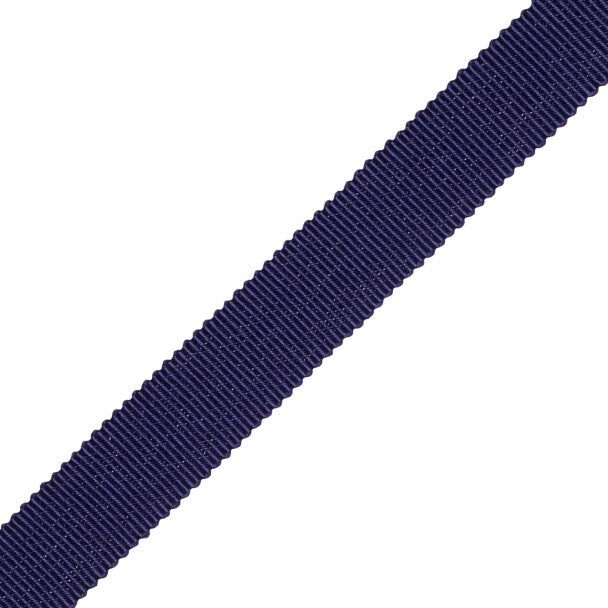 5/8" French Grosgrain Ribbon Trim by Samuel & Sons in Ink Blue