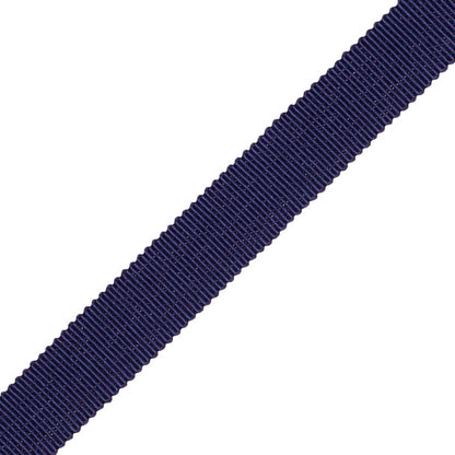 5/8" French Grosgrain Ribbon Trim by Samuel & Sons in Ink Blue