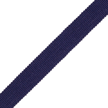 5/8" French Grosgrain Ribbon Trim by Samuel & Sons in Ink Blue