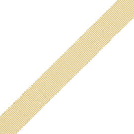 5/8" French Grosgrain Ribbon Trim by Samuel & Sons in Champagne