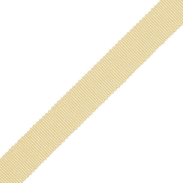 5/8" French Grosgrain Ribbon Trim by Samuel & Sons in Champagne
