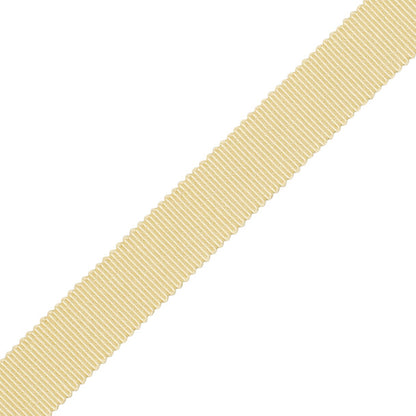 5/8" French Grosgrain Ribbon Trim by Samuel & Sons in Champagne