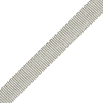 5/8" French Grosgrain Ribbon Trim by Samuel & Sons in Steel