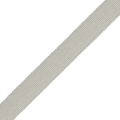 5/8" French Grosgrain Ribbon Trim by Samuel & Sons in Steel