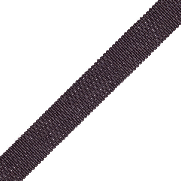 5/8" French Grosgrain Ribbon Trim by Samuel & Sons in Granite
