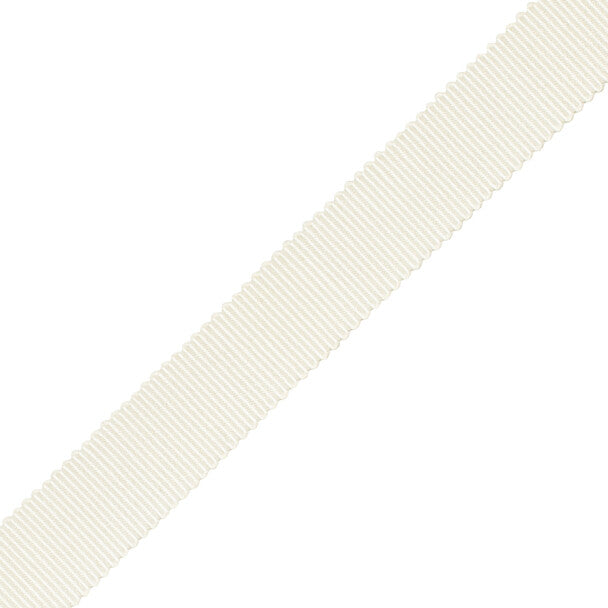 5/8" French Grosgrain Ribbon Trim by Samuel & Sons in Pearl
