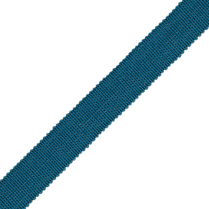 5/8" French Grosgrain Ribbon Trim by Samuel & Sons in Peacock