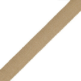 5/8" French Grosgrain Ribbon Trim by Samuel & Sons in Khaki