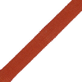 5/8" French Grosgrain Ribbon Trim by Samuel & Sons in Paprika