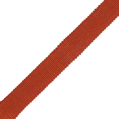 5/8" French Grosgrain Ribbon Trim by Samuel & Sons in Paprika