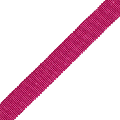 5/8" French Grosgrain Ribbon Trim by Samuel & Sons in Fuchsia