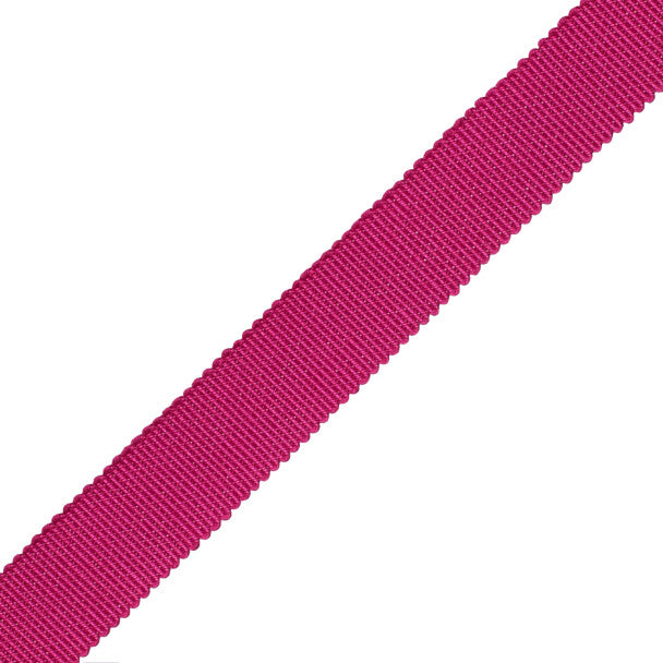 5/8" French Grosgrain Ribbon Trim by Samuel & Sons in Fuchsia