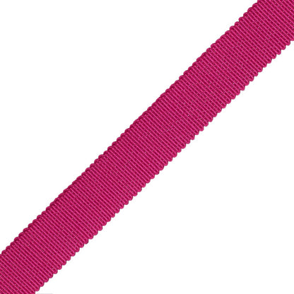 5/8" French Grosgrain Ribbon Trim by Samuel & Sons in Fuchsia