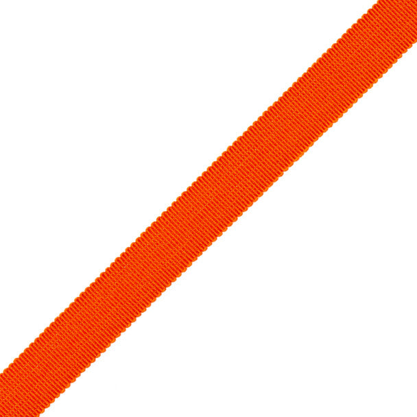 5/8" French Grosgrain Ribbon Trim by Samuel & Sons in Tangelo