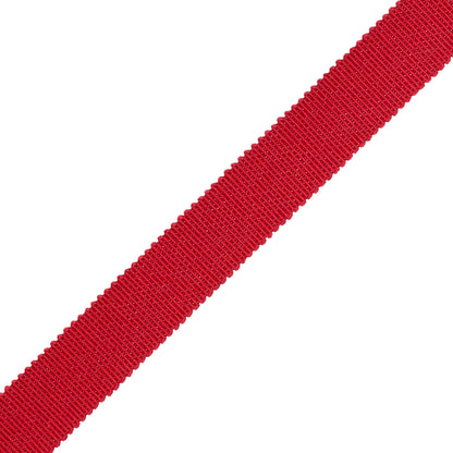 5/8" French Grosgrain Ribbon Trim by Samuel & Sons in Cardinal