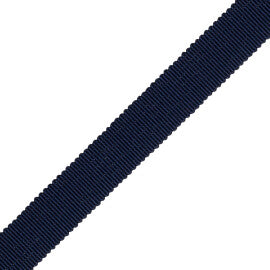 5/8" French Grosgrain Ribbon Trim by Samuel & Sons in Navy