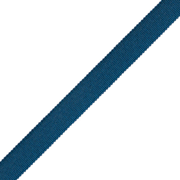 5/8" French Grosgrain Ribbon Trim by Samuel & Sons in Cerulean