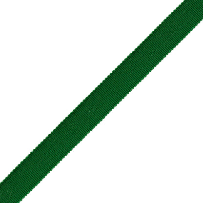 5/8" French Grosgrain Ribbon Trim by Samuel & Sons in Emerald