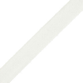 1" French Grosgrain Ribbon Trim by Samuel & Sons in Off White
