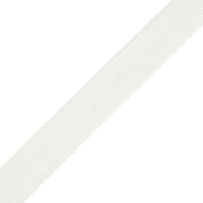 1" French Grosgrain Ribbon Trim by Samuel & Sons in Off White
