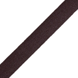 1" French Grosgrain Ribbon Trim by Samuel & Sons in Ash