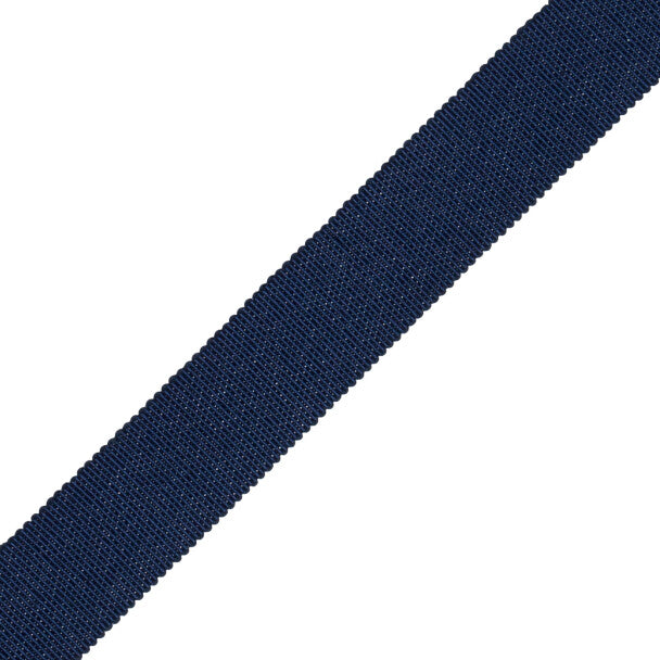 1" French Grosgrain Ribbon Trim by Samuel & Sons in Prussian