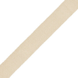 1" French Grosgrain Ribbon Trim by Samuel & Sons in Sand