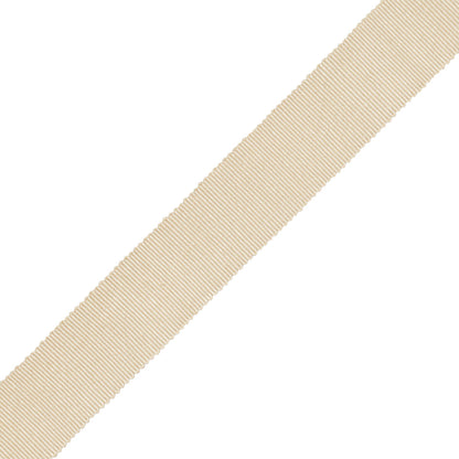 1" French Grosgrain Ribbon Trim by Samuel & Sons in Sand