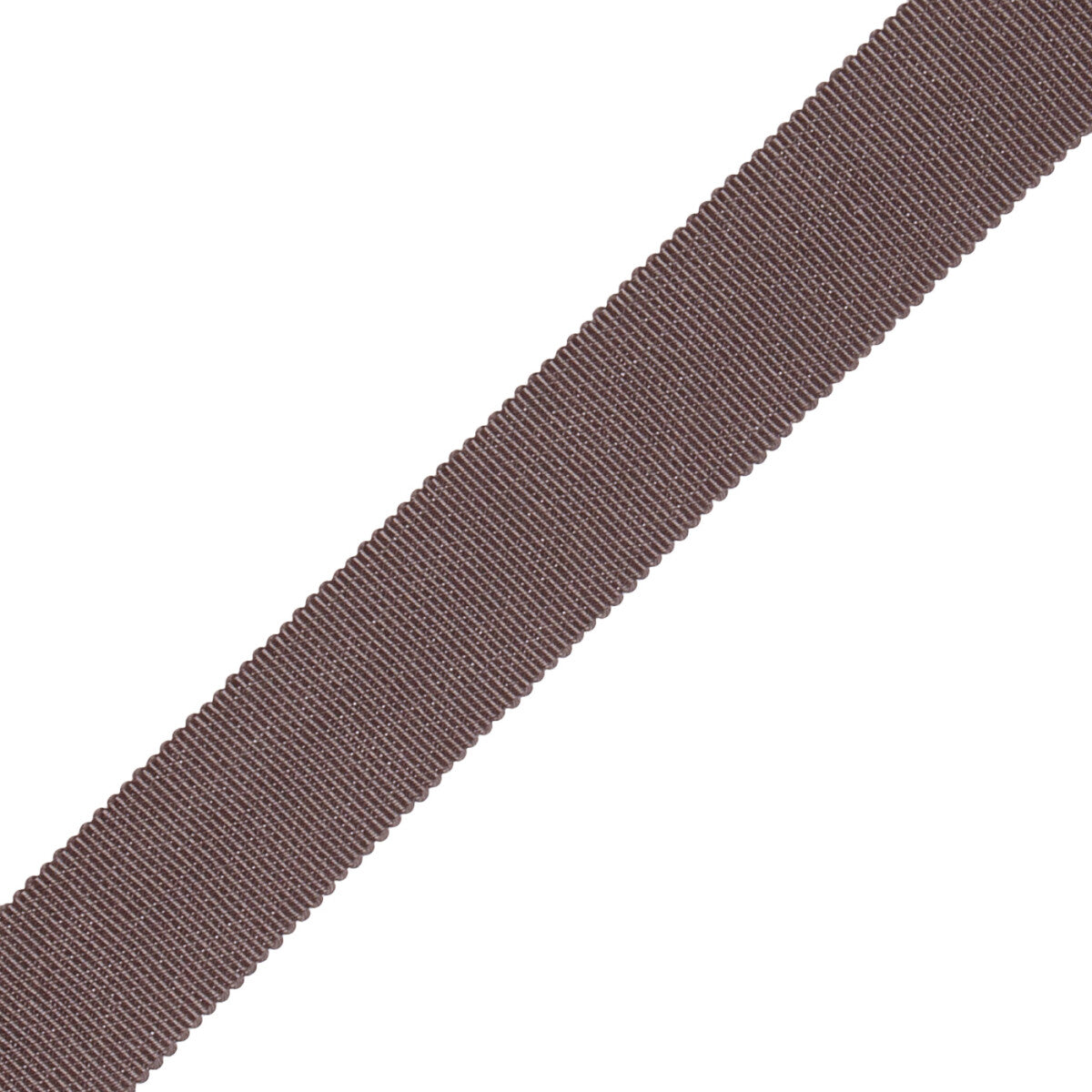 1" French Grosgrain Ribbon Trim by Samuel & Sons in Charcoal