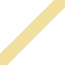 1" French Grosgrain Ribbon Trim by Samuel & Sons in Maize