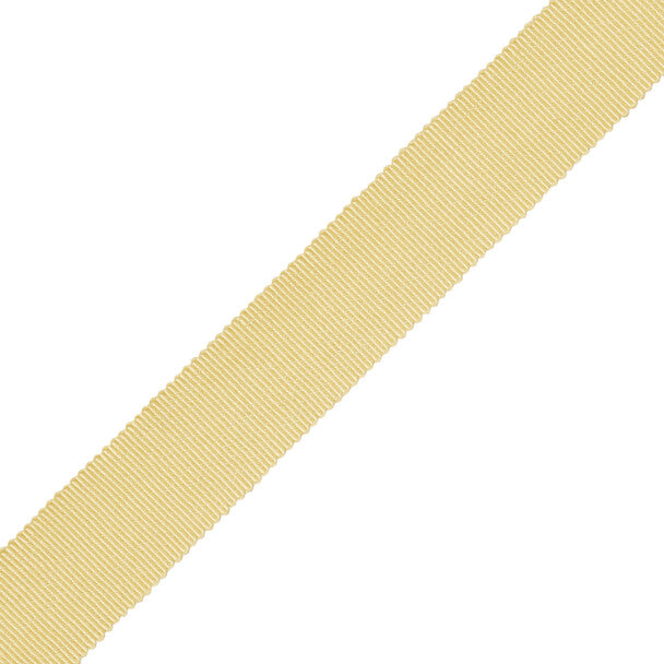 1" French Grosgrain Ribbon Trim by Samuel & Sons in Champagne
