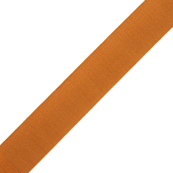 1" French Grosgrain Ribbon Trim by Samuel & Sons in Ginger