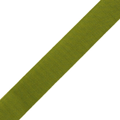 1" French Grosgrain Ribbon Trim by Samuel & Sons in Olive
