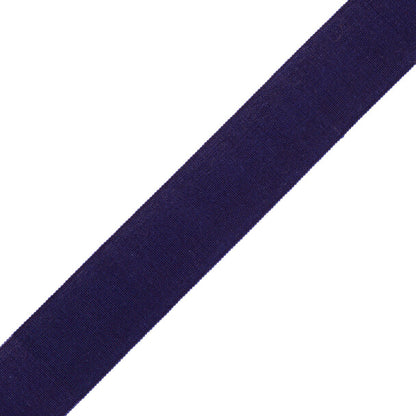 1" French Grosgrain Ribbon Trim by Samuel & Sons in Blueberry